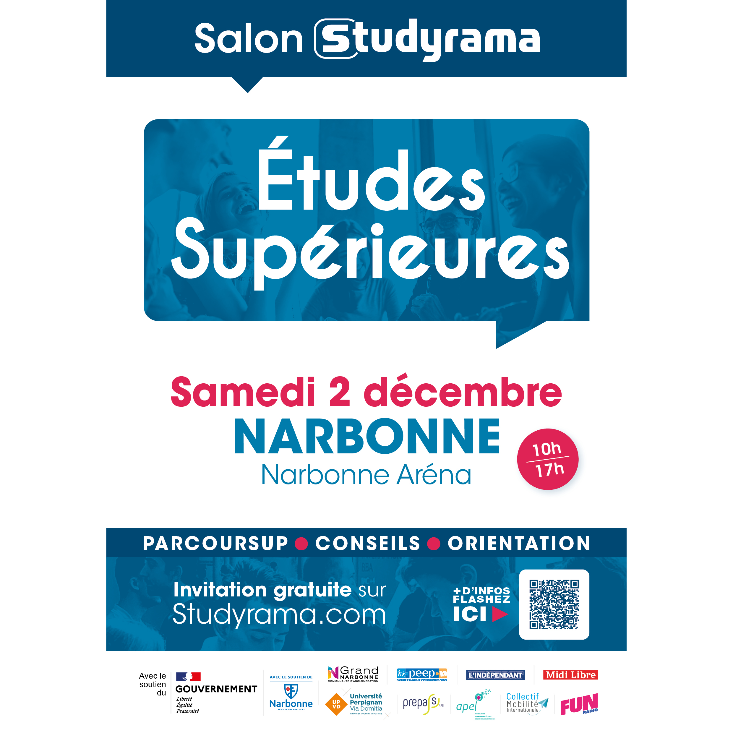 Lire la suite à propos de l’article Salon Studyrama à Narbonne